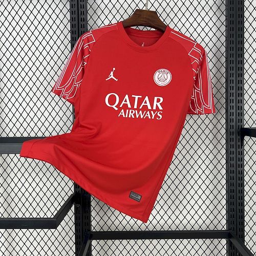 PSG 24-25 Fourth Away Red Jersey