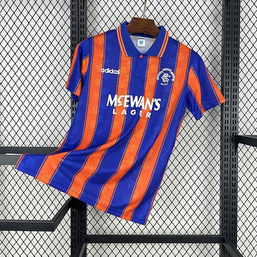 Top 1:1 Rangers 1993-94 Away Retro Jersey