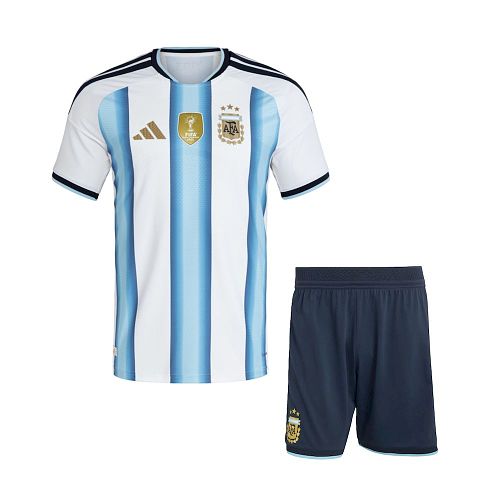 Argentina 2026 World Cup Home Kids Kit Size：16-28
