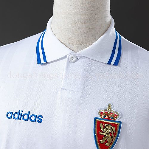 Real Zaragoza 95-97 Home Retro Jersey S-4XL