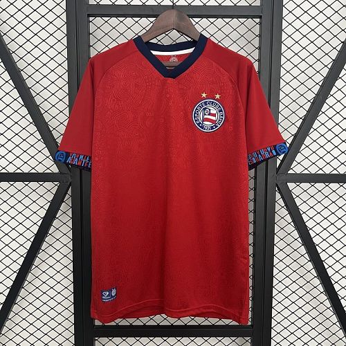 Bahia 2025-26 Goalkeeper Red Football Jersey S-4XL