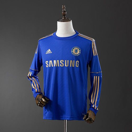 Chelsea 12-13 Home long sleeve Retro Jersey S-XXL