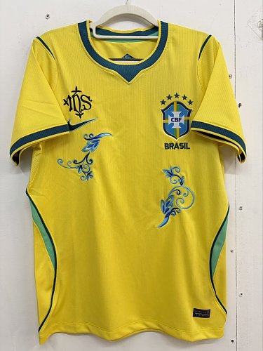 Brazil 2026 World Cup Home Embroidery Football Jersey