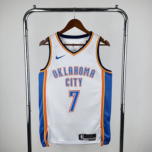 Oklahoma City Thunder 2023-24 Icon Edition White HOLMGREN7