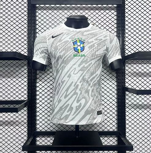 Brazil 2024-25 White Jersey– Player Versi