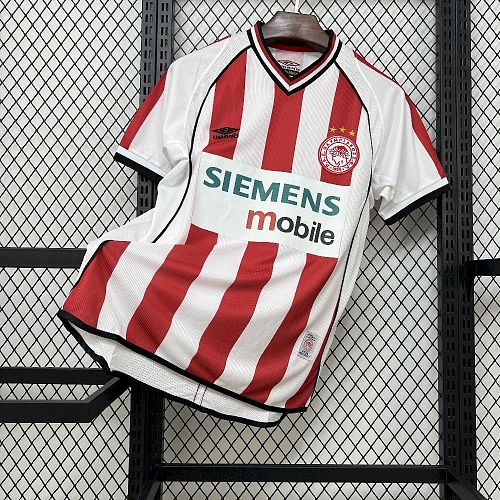 Olympiacos FC 2001-02 Home Retro Jersey S-XXL