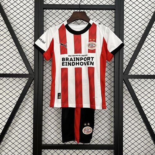 PSV Eindhoven 2025-26 Home Kids Kit Size 16-28