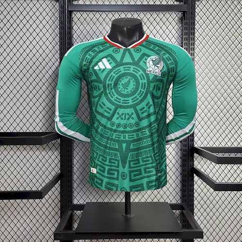 Mexico 2026 World Cup Home Long Sleeve Player Version S-4XL
