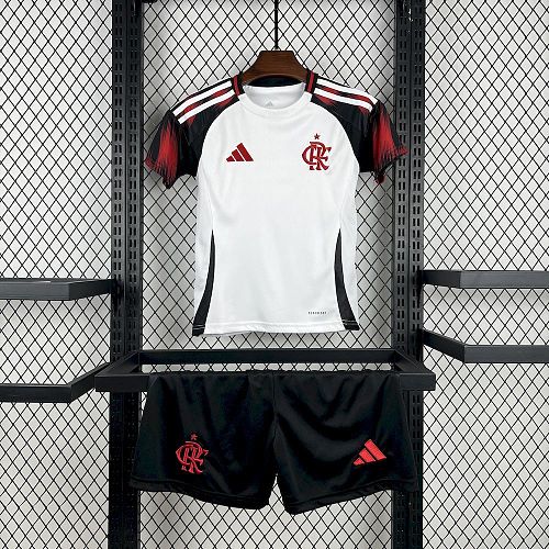 Flamengo 25-26 Away Kids Kit Size：16-28