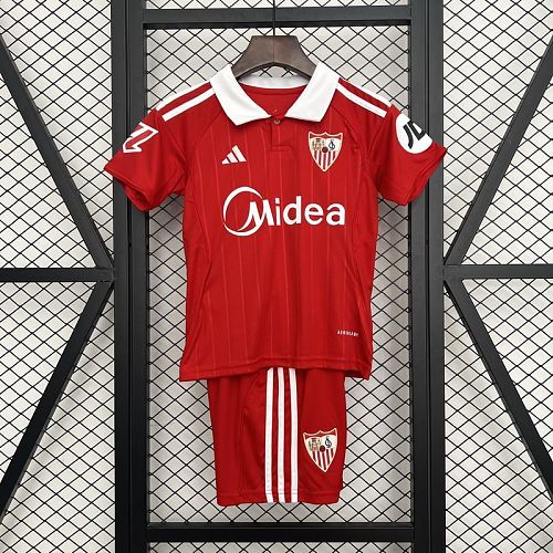 Sevilla FC 2025-26 Away Kids Kit Size 16-28