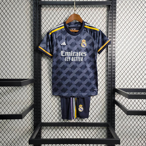 Real Madrid 2023-24 Away Kids Kit