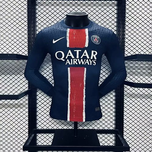 PSG 24-25 Home Long Sleeves Jersey Player Version