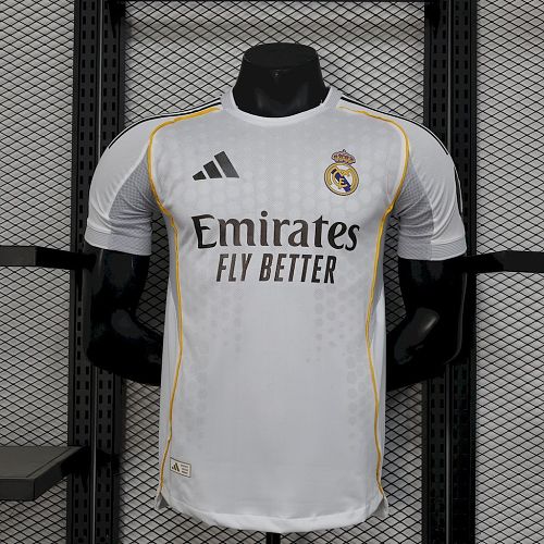 Real Madrid 2025-26 Home Jersey Player Version