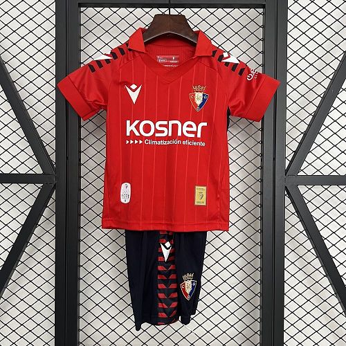 Osasuna 2025-26 Home Kids Kit Size 16-28