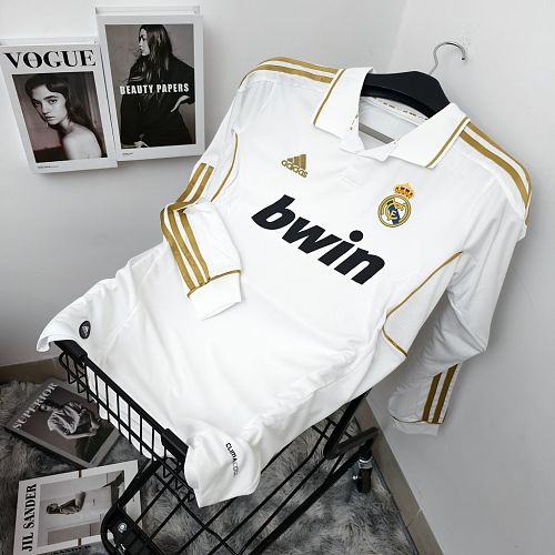 Real Madrid home 2011/12 Long Sleeves Retro jersey