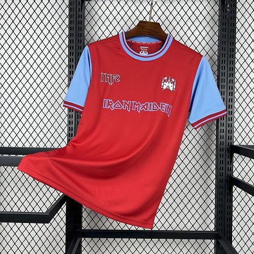 West Ham United x Iron Maiden 25-26 50th Anniversary Football Jersey S-4XL