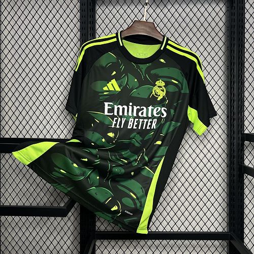 Real Madrid 2024-25 Green and black special edition Jersey S-XXXXL