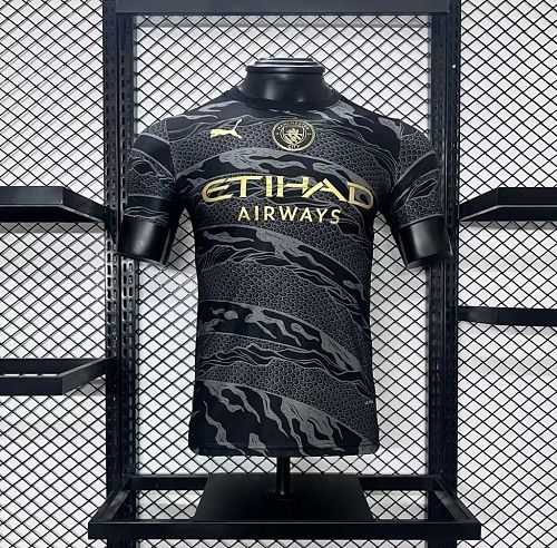 Manchester City 2024-25 Black Dragon Jersey Player Version