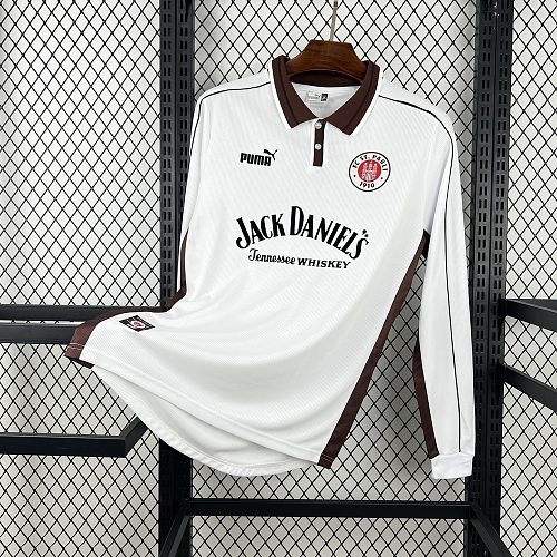 FC St. Pauli 99-00 Home Long Sleeves Retro Jersey S-XXL