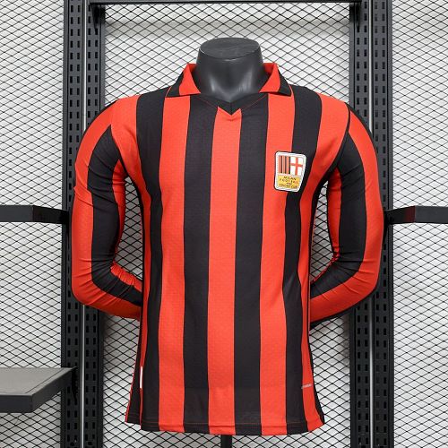 AC Milan 2024-25 125th Anniversary Edition Retro Long Sleeves Jersey Player Version