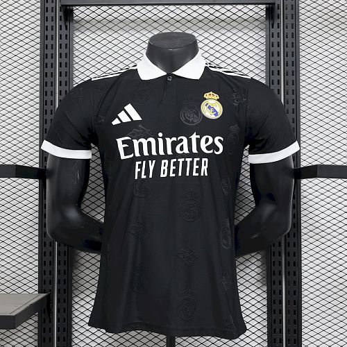 Real Madrid  2025-26 Black Special Edition Jersey Player Version