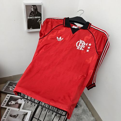 Flamengo Lifestyler Retro 2024/25 Long Sleeves Soccer jerseys