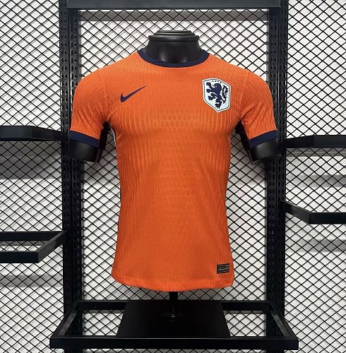 Netherlands 2024-25 Euro Home Jersey Player Version