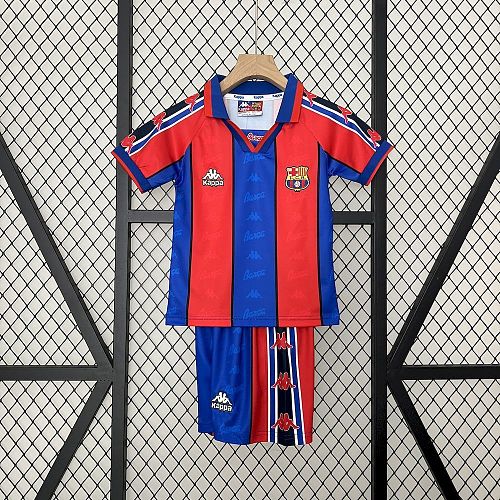 Barcelona 95-97 Home Retro Kids Kit Size：16-28