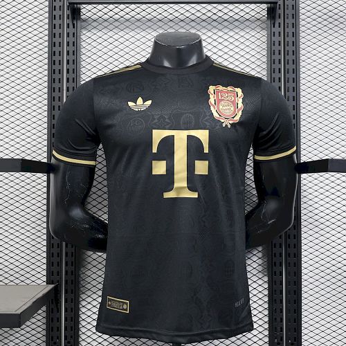 Bayern Munich 2024-25 125 Anniversary Black Jersey Player Version