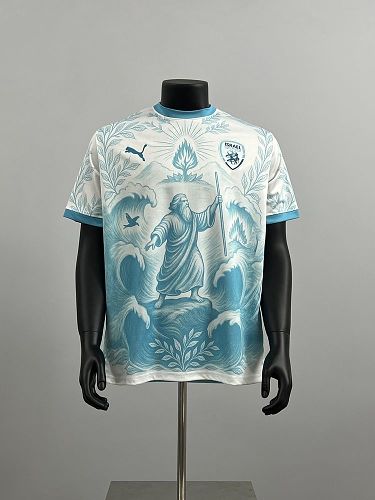 Israel 25-26 White Football Jersey S-XXL