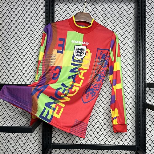 England 1995-96 goalkeeper Long Retro Jersey