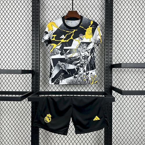 Real Madrid 25-26 Pre-Match Kids Kit Size：16-28
