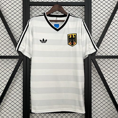 Germany 1984 White Retro Jersey S-XXL