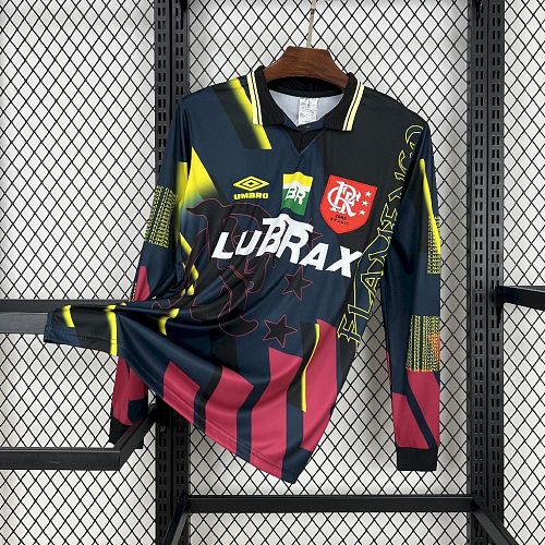 Flamengo 1998 Goalkeeper Retro Long Sleeves Jersey S-XXL