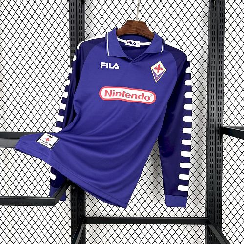 Fiorentina 98-99 Home Long Sleeves Retro Jersey