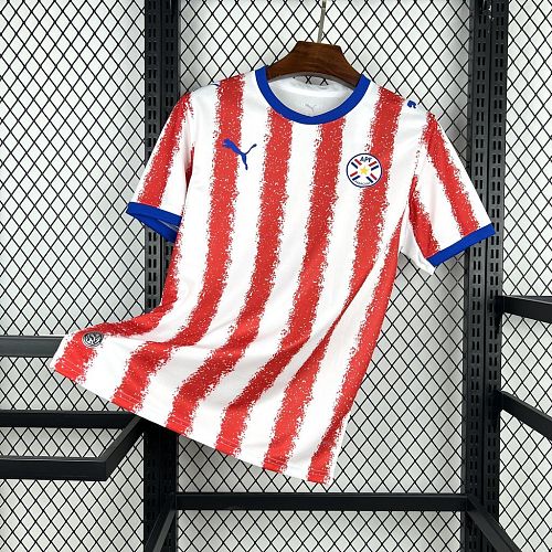 Paraguay 2026 World Cup Home Football Jersey S-4XL