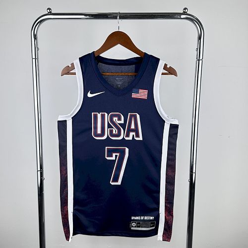Olimpic USA 2024 DURANT7 Away Jersey