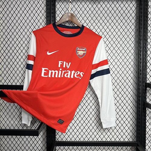 Arsenal 2012-13 Home Long Sleeves Retro Jersey