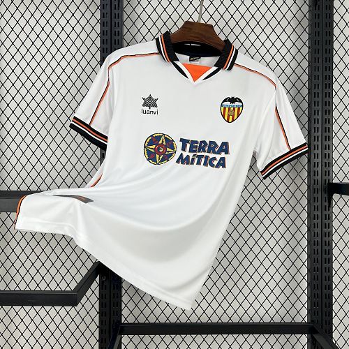 Valencia CF 1999-00 Home Retro Jersey