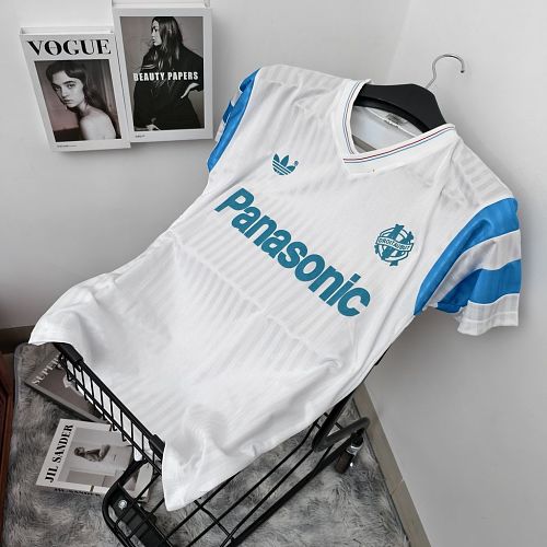 Olympique Marseille home 1990 Retro Jersey