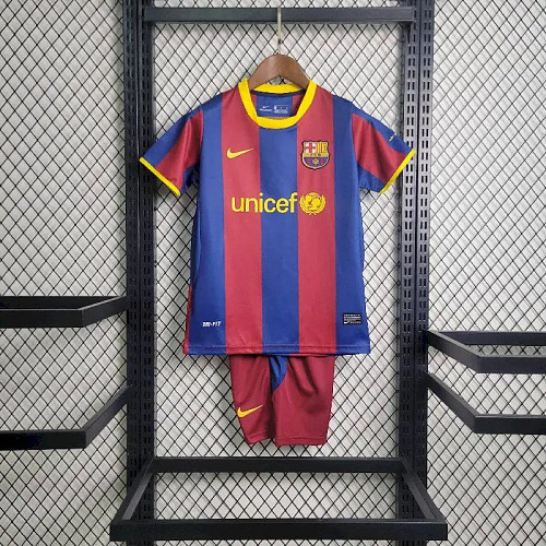Barcelona 10-11 Home Retro Kids Kit Size：16-28
