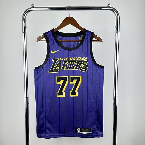 Los Angeles Lakers 2021 Purple DONCIC77