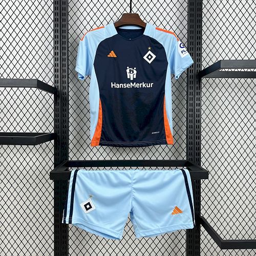 Hamburger SV 2024-25 Pre-Match Special Shirt Kids Kit