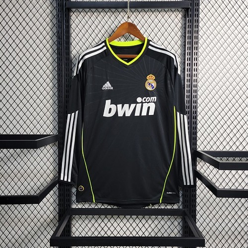 Real Madrid 10-11 Away Long Sleeves Retro Jersey S-XXL