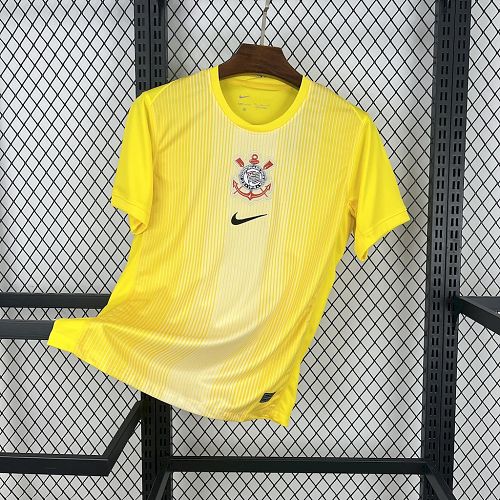 Corinthians 2025-26 Yellow goalkeeper Football Jersey