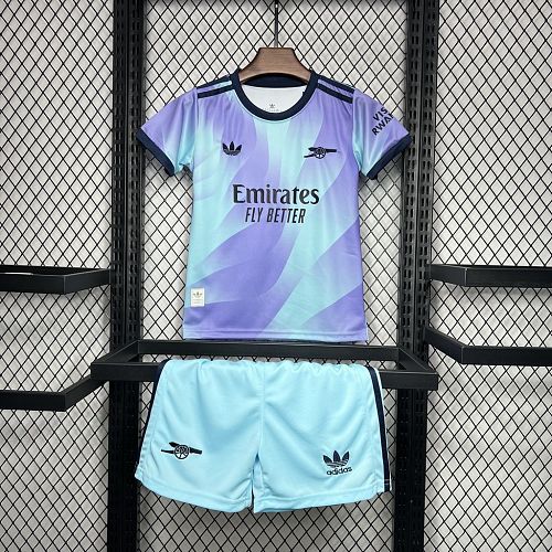 Arsenal 2024-25 Third Away Kids Kit