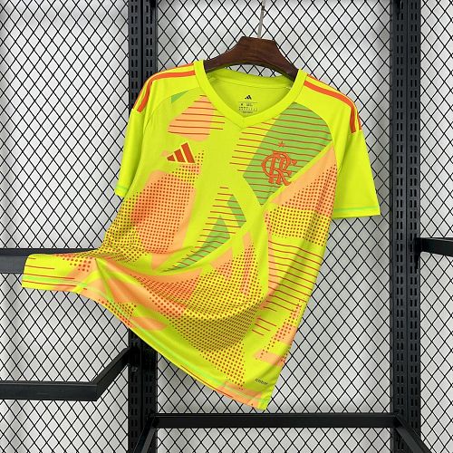 Flamengo 2025-26 Yellow goalkeeper uniform Jersey