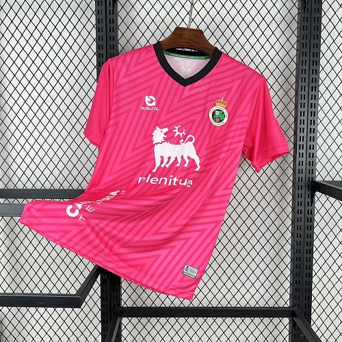 Racing de Santander 2024-25 Pink Goalkeeper Jersey