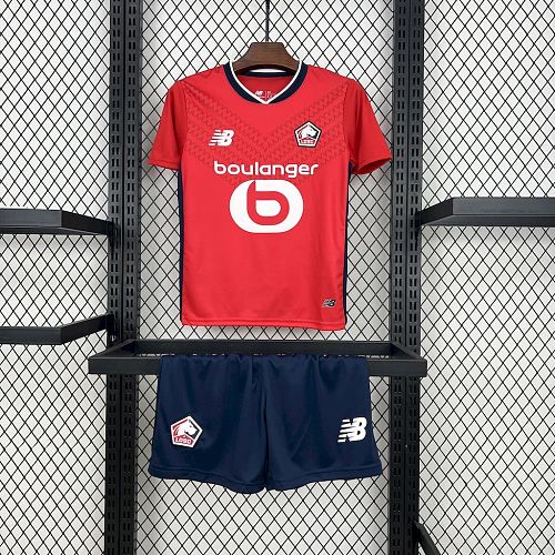 Lille OSC 2024-25 Home Jersey Kids Kit