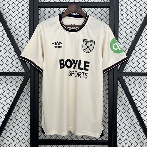 West Ham United 2025-26 away Football Jersey S-4XL